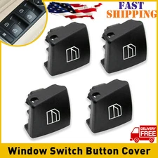 4pcs Driver Window Switch Button Cap for Mercedes-Benz W204 C-Class W212 X156