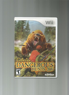 Cabela's Dangerous Hunts 2009 (Nintendo Wii, 2008), VG