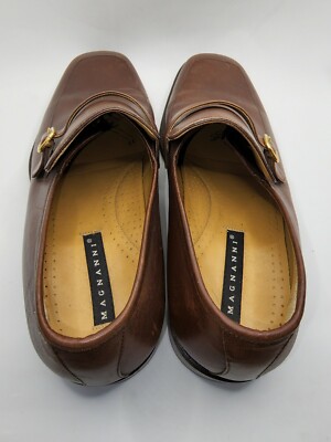 Magnanni 8583 Brown Leather Buckle Size 8.5 EE Men display picture 2