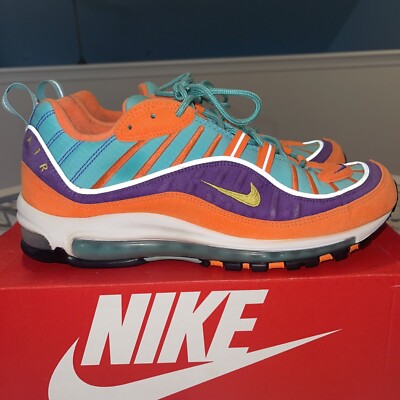 Size 10.5 - Nike Air Max 98 QS Cone 2018