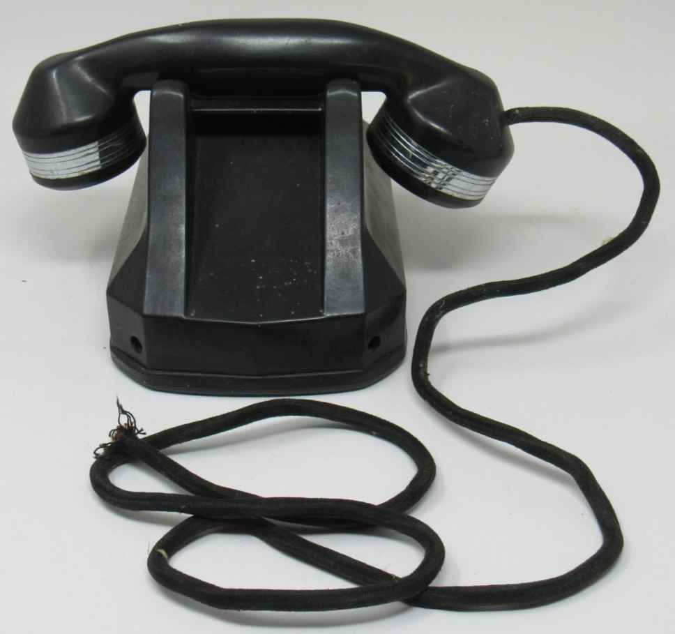 Vintage Strowger Pax Monophone Automatic Electric Bakelite Rotatory Telephone