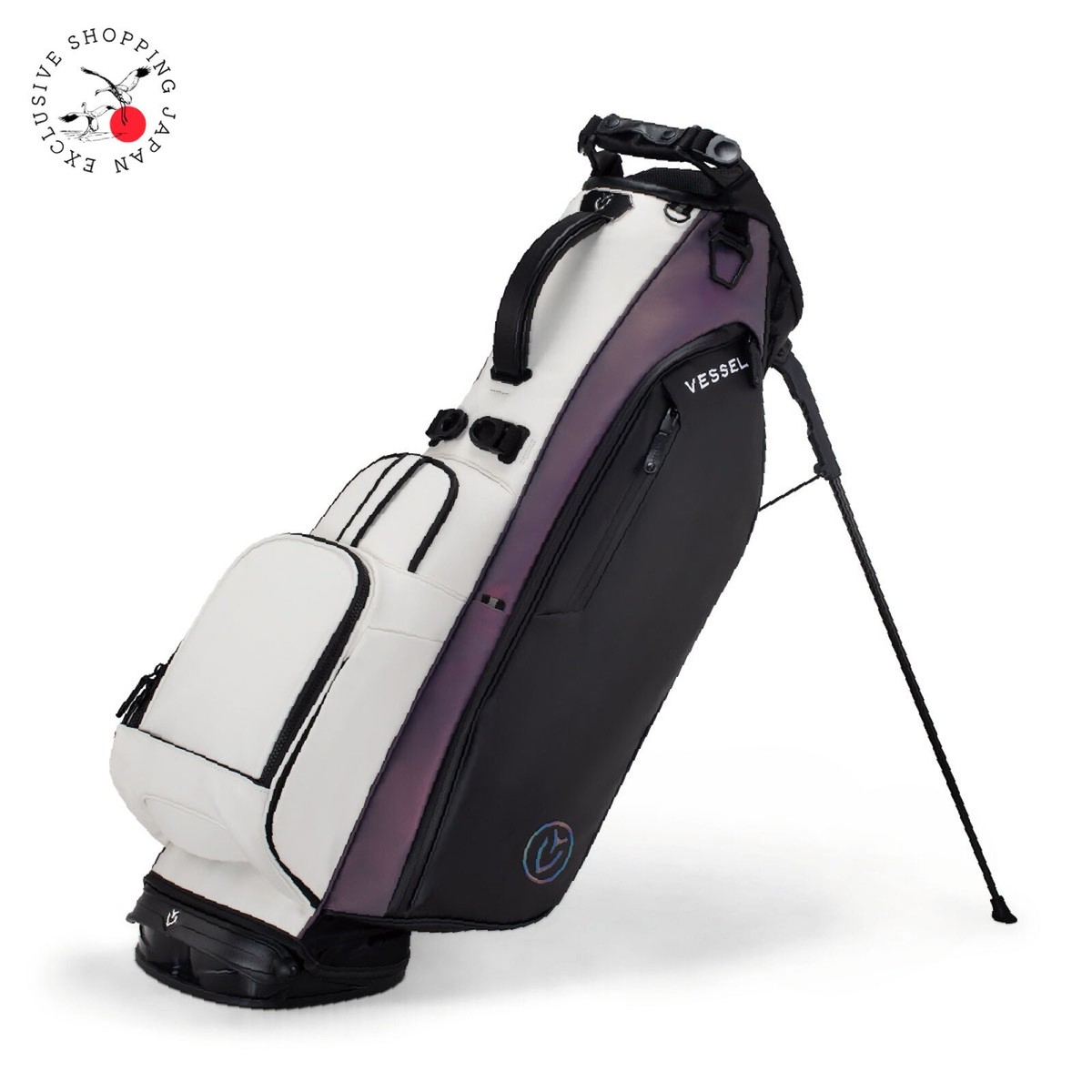 VESSEL PLAYER 4.0 ASTRAL 美品 Vessel Golf Carry Stand Bag Player 4.0 Single Strap 8.5 x