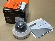 Wisenet Hanwha LND-6022R Indoor Dome Network Camera 2MP IR 4mm Lens White