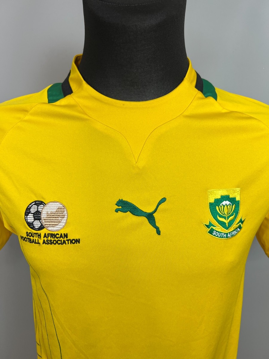 SOUTH AFRICA 2012 2013 HOME SHIRT FOOTBALL SOCCER JERSEY PUMA MENS