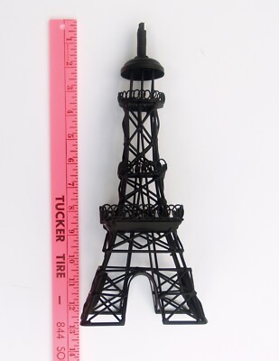 Black Eiffel Tower 12.5'' Metal Sculpture from Hobby Lobby Paris Decor Party