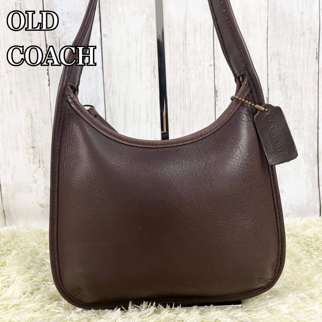 Vintage Coach 9020 Ergo Mini Zip Brown Leather Shoulder Bag Vintage Coach 9020 Ergo Mini Zip Brown Leather Shoulder Bag