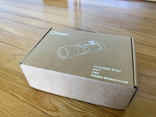 Olimt 12.6x50 Handheld Monocular ED Lenses, 18mm BAK4 Prisms, Phase Coating - Picture 8 of 23