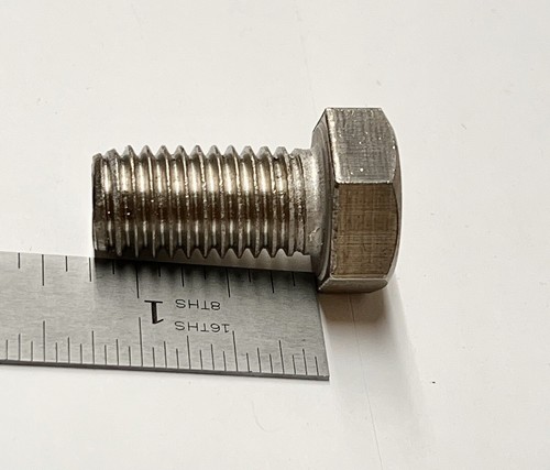 (25) 5/8-11 X 1-1/4 Hex Head Cap Screw 316 Stainless Bolt Super-Corrosion-Resist - Picture 7 of 7
