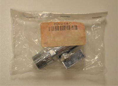 ICC BALL VALVE Y-STRAINER EDVS-1/4 REPLACEMENT - NOS