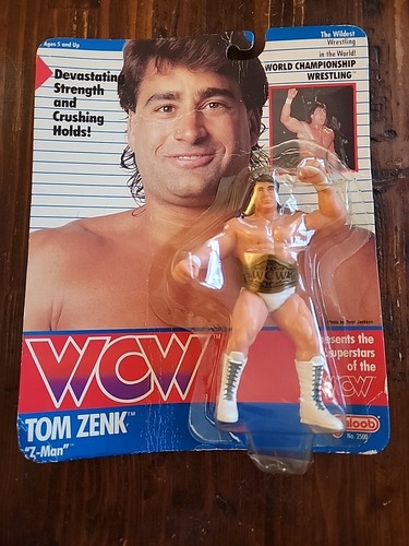 1990 Tom Zenk Z-Man WCW Action Figure Galoob...