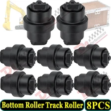8 Pieces Bottom Track Roller For Neuson 3503 Mini Excavator Heavy Equipment