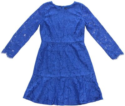 chinese dress ladies S) 70s Lace Eyelet Bell Sleeve Maxi Dress – The Clothing Warehouse main image 0