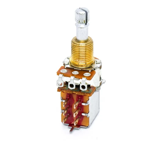 BOURNS A500K 500K PUSH-PUSH AUDIO LOGARITHMIC LONG SHAFT FOR GIBSON LES PAUL