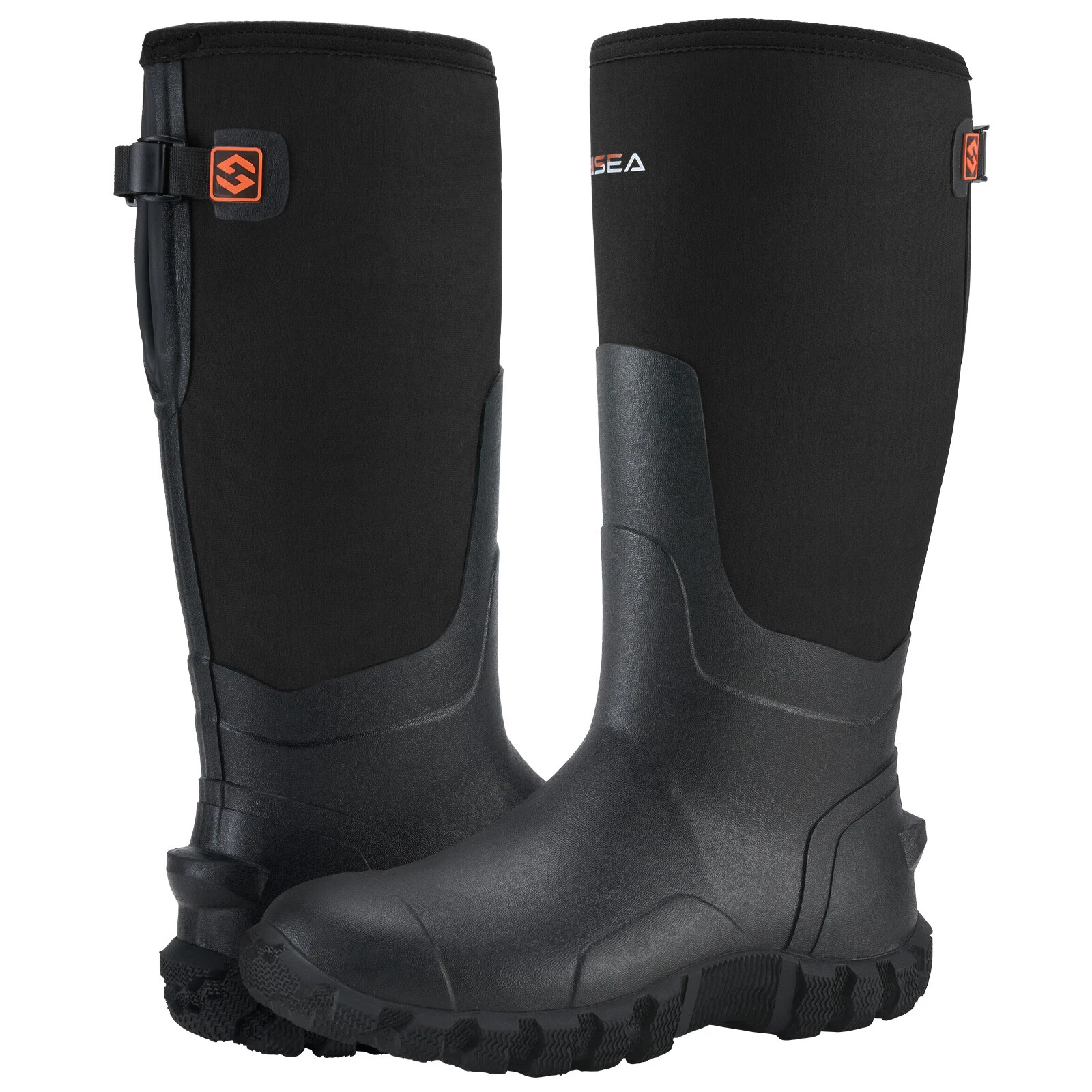 HISEA Men Adjustable Rain Boots Fishing Hunting Mud Dirt Farm Work Safety Shoes
Opens in a new windo