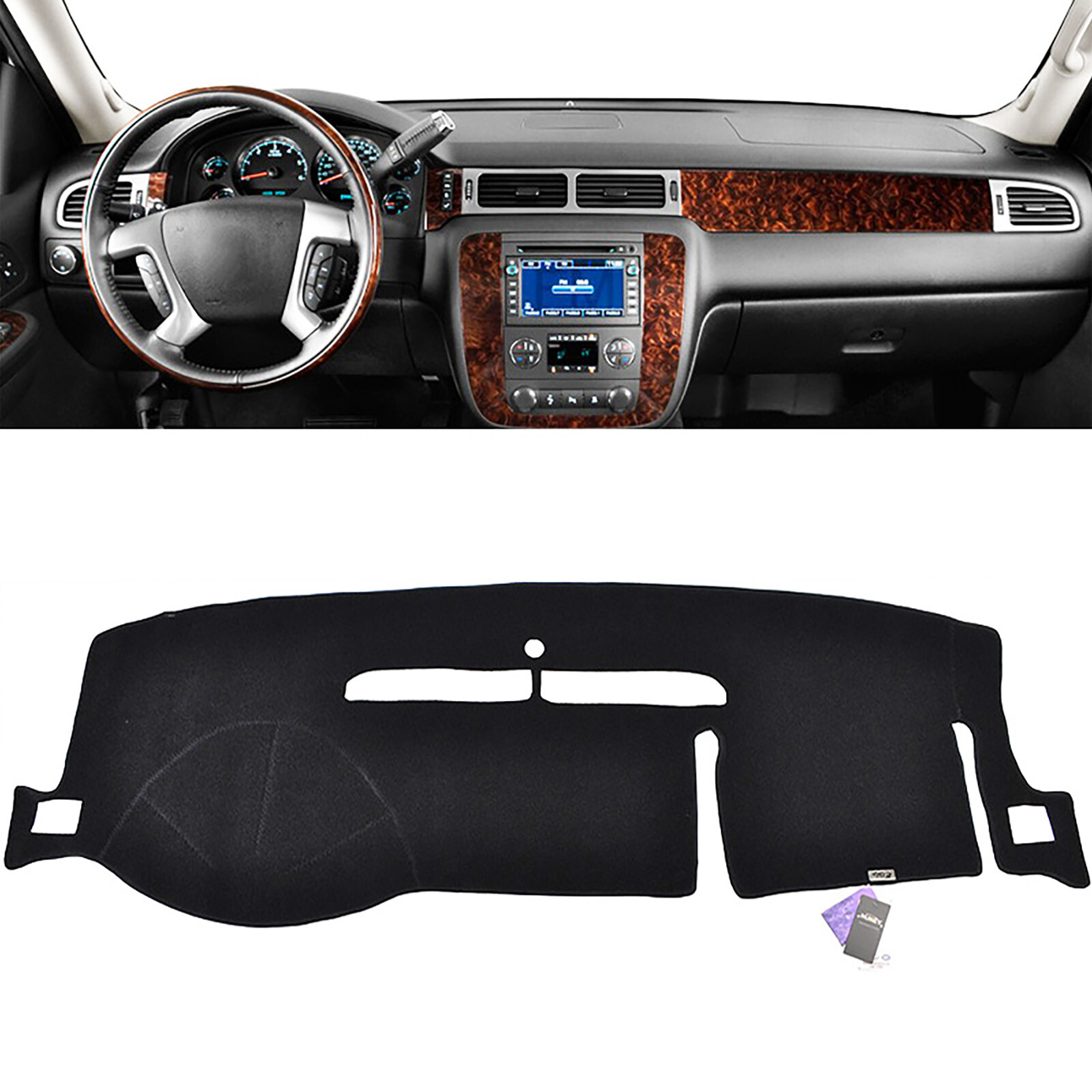 Chevy Tahoe Suburban Silverado LTZ Carpet Dashmat for Sun Protection