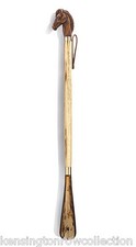 ELEGANT STALLION LONG HANDLE SHOEHORN - 22"L - SCORCHED ASH