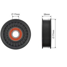NTY Spannrolle Keilrippenriemen für Ford C-Max DM2 1.6 TDCi 1.8 Focus II