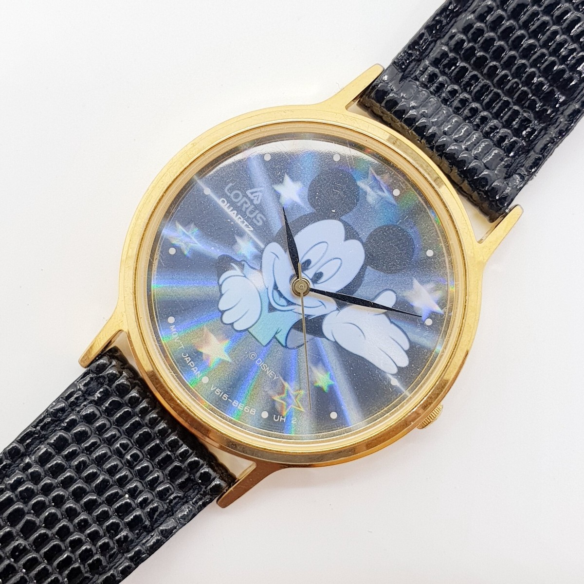 Lorus Mickey Mouse 3D Holographic Watch for Men and Women 