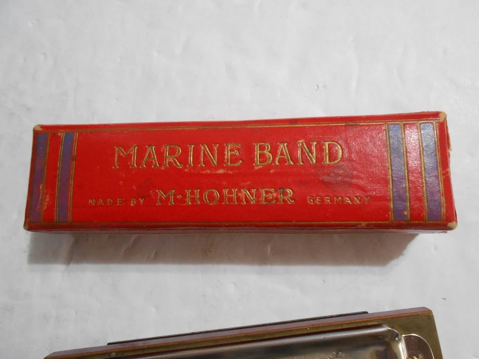 Vintage Marine Band M.Hohner 1896 20 Key C Harmonica Hand Made In Germany - Image 2 of 4
