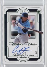 2025 Panini National Treasures Emerald /5 Chandler Simpson #EC-CSM Auto 4k8