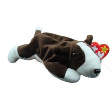 Ty Beanie Baby Bruno - MWMT, Dog