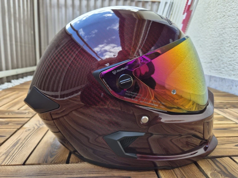 Ruroc 4.0 Atlas Ruby Carbon - Bild 3 von 4