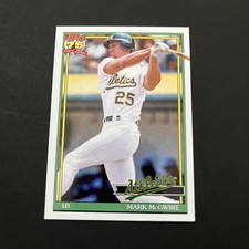 2026 Topps Series 1 - Mark McGwire 1991 Topps Baseball #T91-44