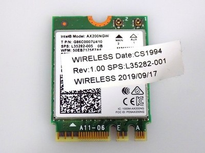 HP L35282-001 Ersatzteil Intel AX200NGW WLAN Modul M.2 2230 WiFi 6 Bluetooth 5.1