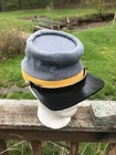 New ListingReproduction Civil War C.S. Cavalry Kepi, 7 1/8th,  Campaigner Quality