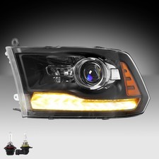 Led Projector Headlight For 2013-2018 Dodge Ram 1500 2500 3500 Driver Side 03-18