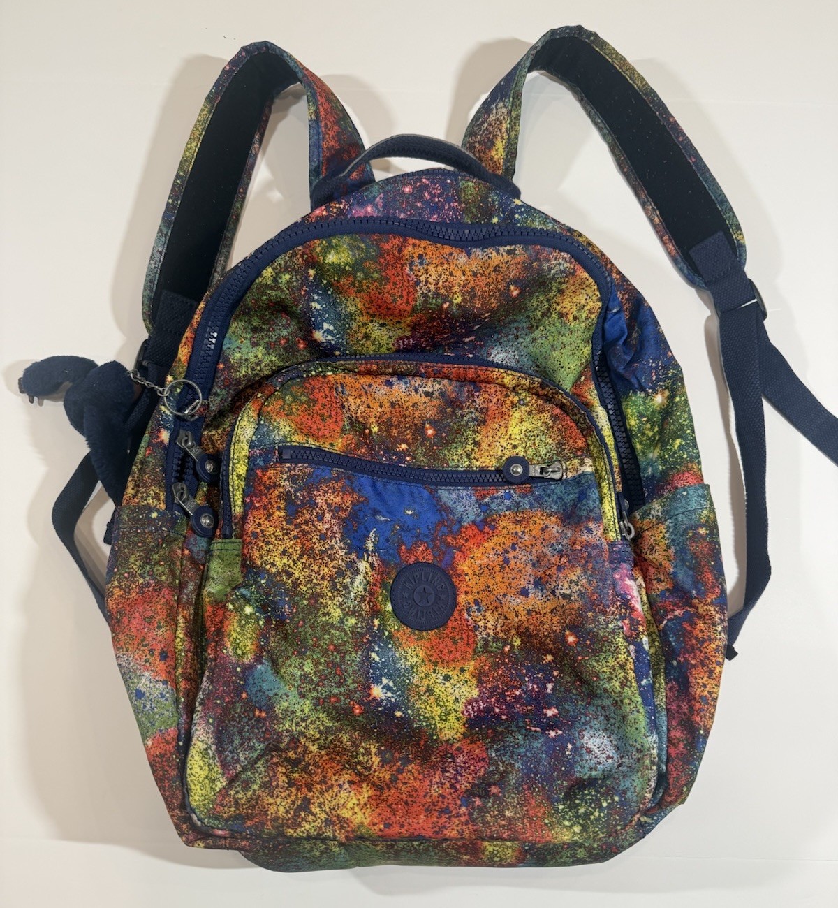 Kipling Seoul Go Large Backpack Wavepool Splash M… - image 1