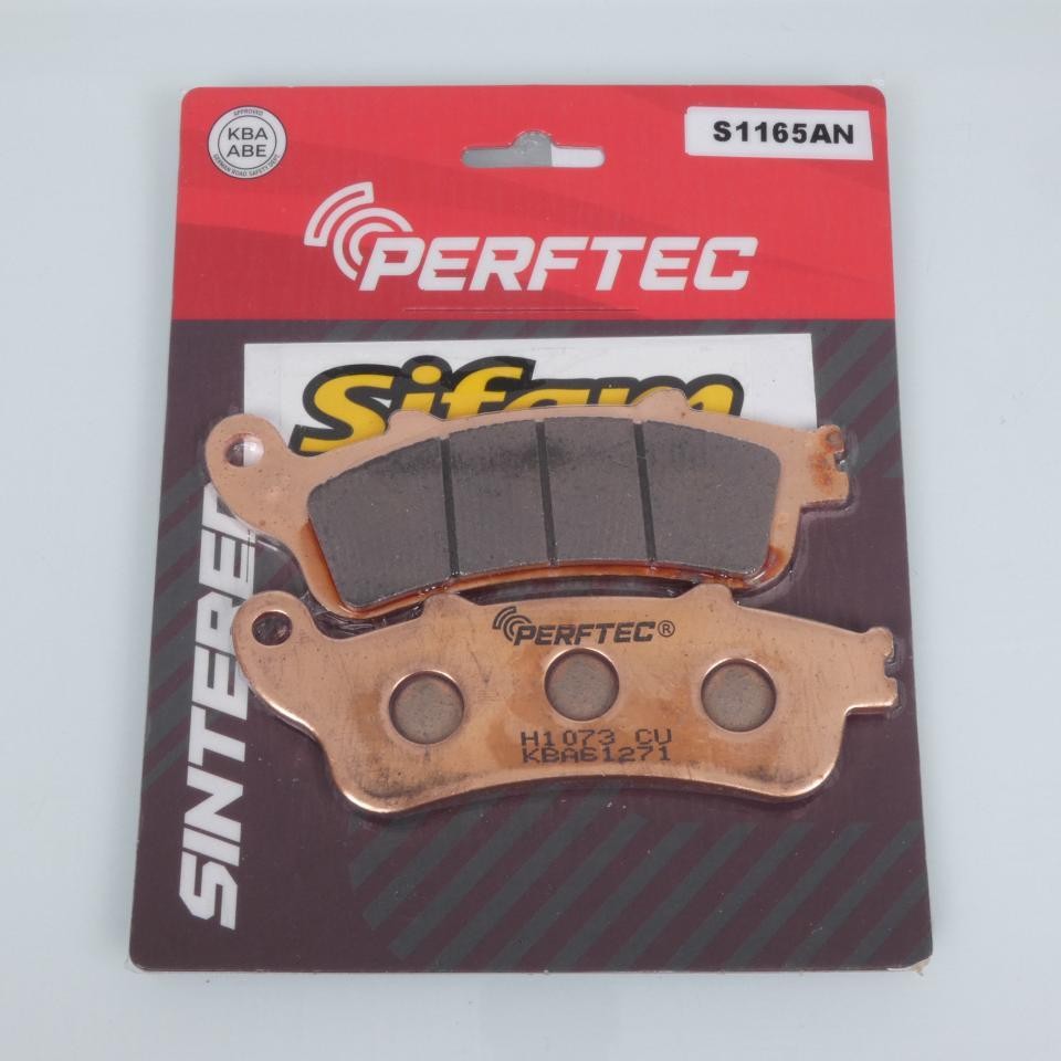 Plaquette de frein Perftec résistant à la chaleur pour Honda 1800 GL contre le fading