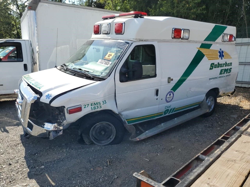 Compresor de aire acondicionado a través del 03/07/12 para camioneta Ford E150 07-12 376970 Foto 3 de 4