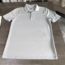 Nike Golf Standard Fit Dri-Fit Polo Light Grey Sz Men  s Small