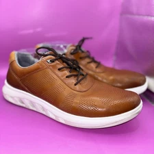 Johnston & Murphy Activate U-Throat Shoe Tan/Brown Full Grain 10.5 M US (0856)
