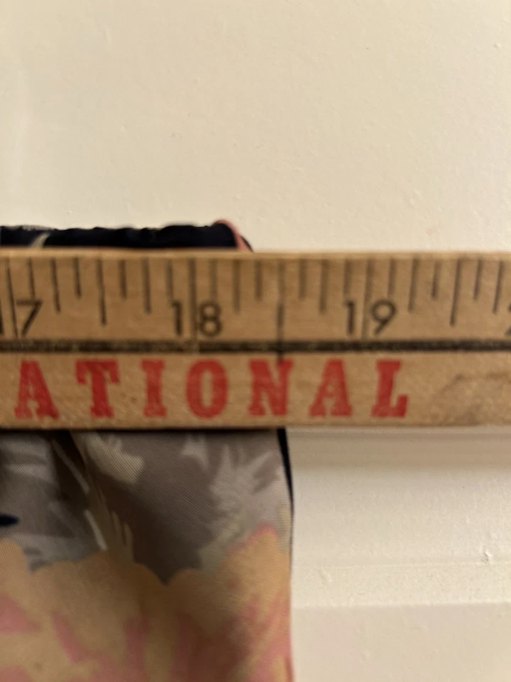 Falda Chaps Floral Azul Marino Rosa Gasa Volantes Para Mujer Forrada en Niveles Talla 1X Boho Foto 3 de 4