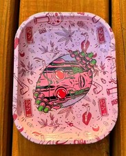 Rolling Tray 180mm x 140mm Metal Ashtray Tobacco Plate Smoke Accessories