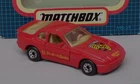 VINTAGE 1987 Matchbox MB 71 Porsche 944 Turbo Red Loose -  BB13-1658