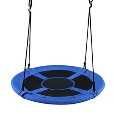 40" Flying Saucer Tree Swing Play Set Kids Christmas Gift with Hanging Strap Kit