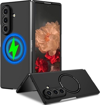 Samsung Galaxy Z Fold 7 Case with Magnetic Ring, Slim Thin Duty Shockproof Cover