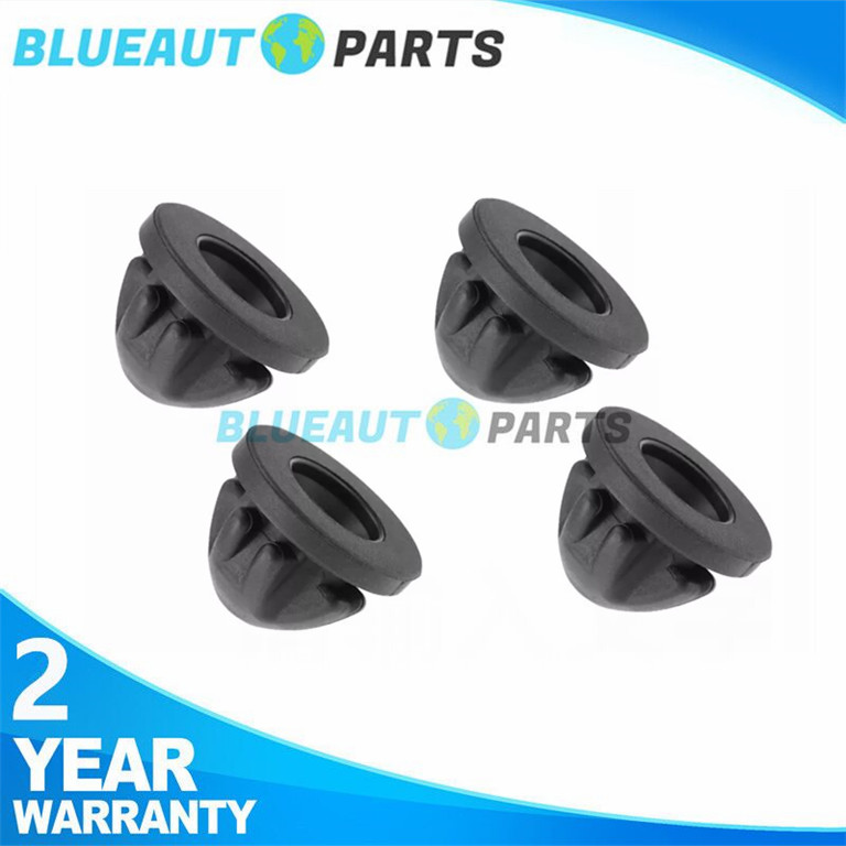 4 Pcs Engine Cover Trim Rubber Mount Grommet Bush Bump Stop 11127614138 For BMW