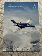 Pilatus PC-24 air charter jet aircraft, promotional brochure