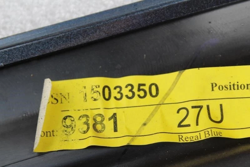 Buick Lesabre 1997 1998 1999 puerta delantera izquierda moldura 27U azul 25651219 Foto 3 de 4