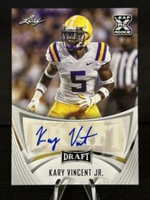2021 Leaf Draft - Autographs Kary Vincent Jr. #BA-KVJ (AU, RC) H566