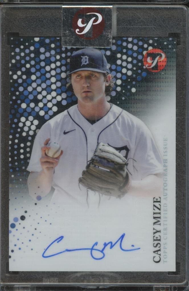 2022 Topps Pristine CASEY MIZE Auto BLACK PRISTINE Refractor 1/1 Tigers SSP MT1