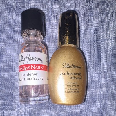 Sally Hansen Hard As Nails Hardener & Nailgrowth Miracle Growth Treatment Duo