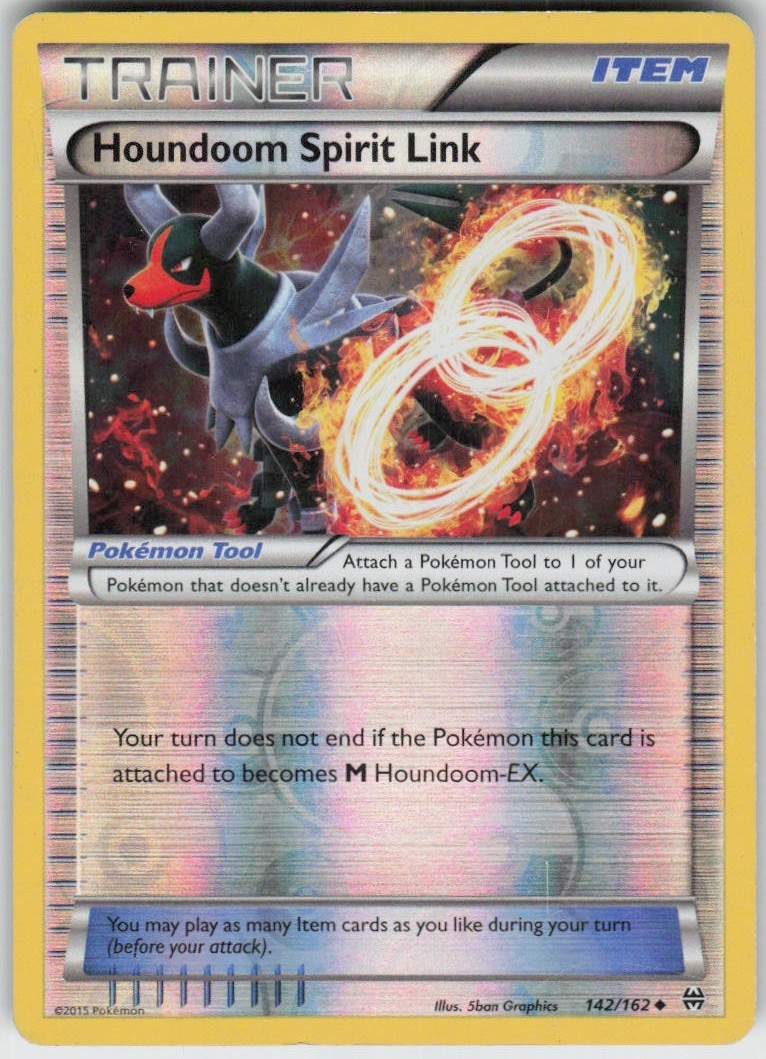 Played Reverse Holo Houndoom Spirit Link 142/162 Uncommon BREAKthrough MP