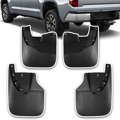 4 Pack Truck Mud Flaps for Toyota Tundra 2007-2021 Front & Rear Splash Guards