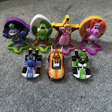 2026 McDONALD'S Super Mario Galaxy Happy Meal Toys No Box & 3 Hot Wheels Diecast