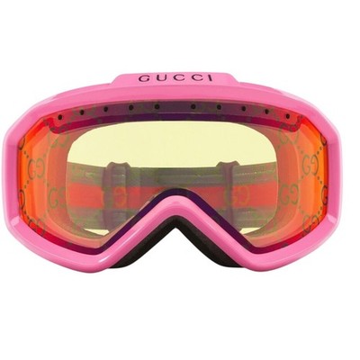 GUCCI SKI/ SNOWBOARDING GOGGLES NWT PINK/ ORANGE | eBay